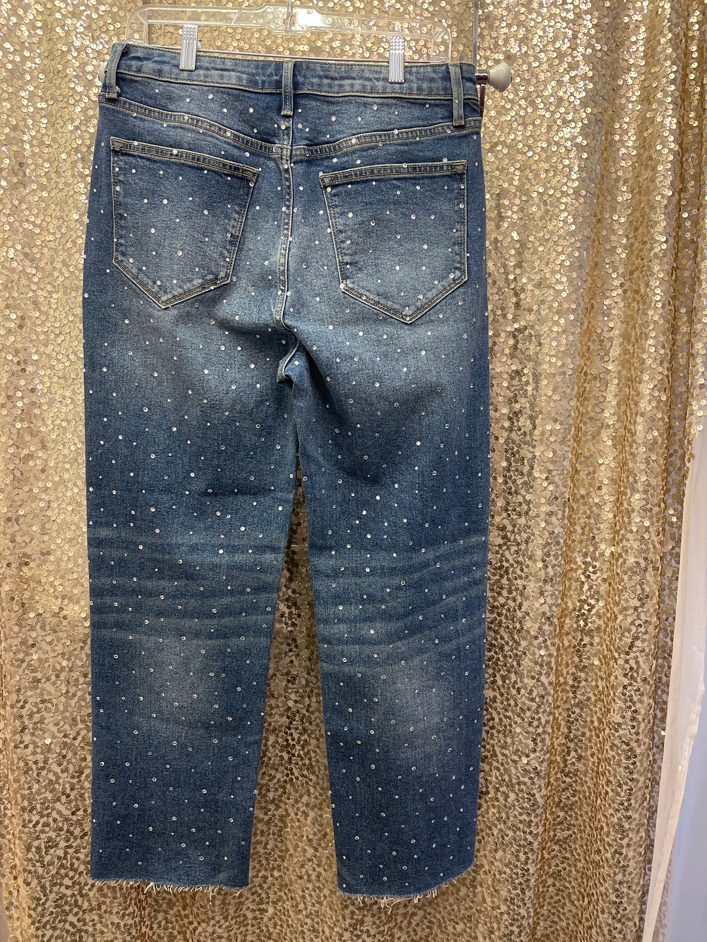 DRIFTWOOD DENIM RHINESTONE JEANS SIZE 28