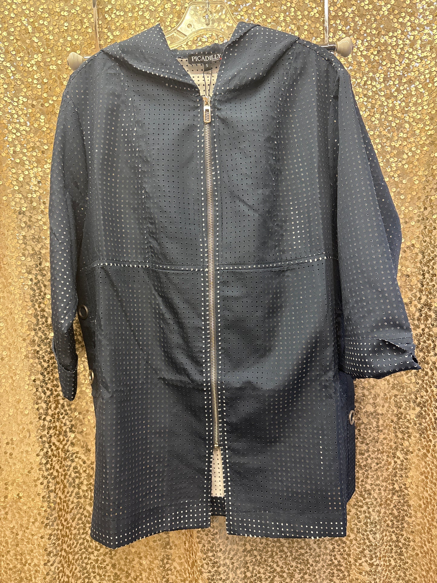 PICADILLY HOODED PERFORATED WINDBREAKER