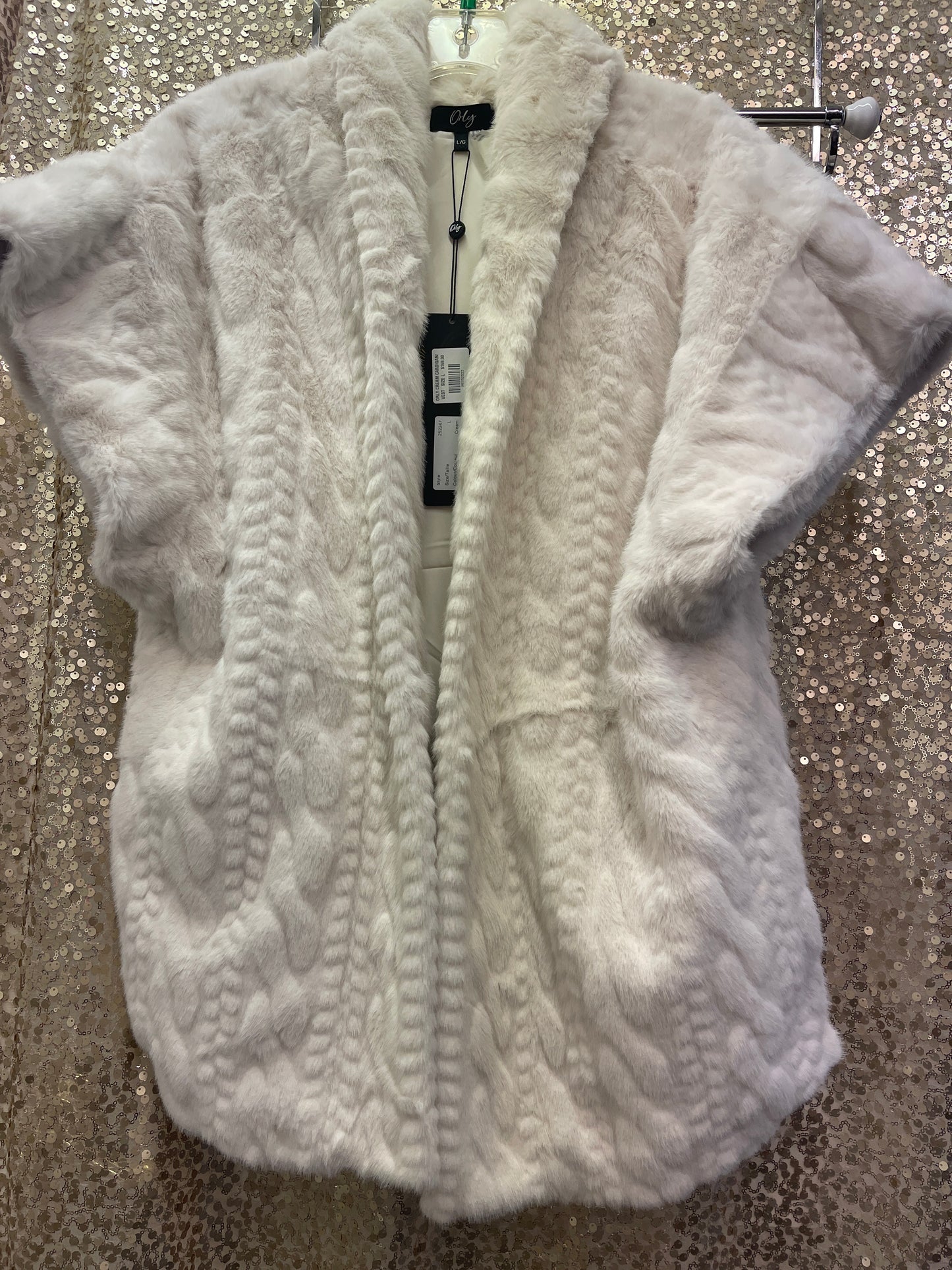 ORLY CREAM LADIES WOVEN VEST