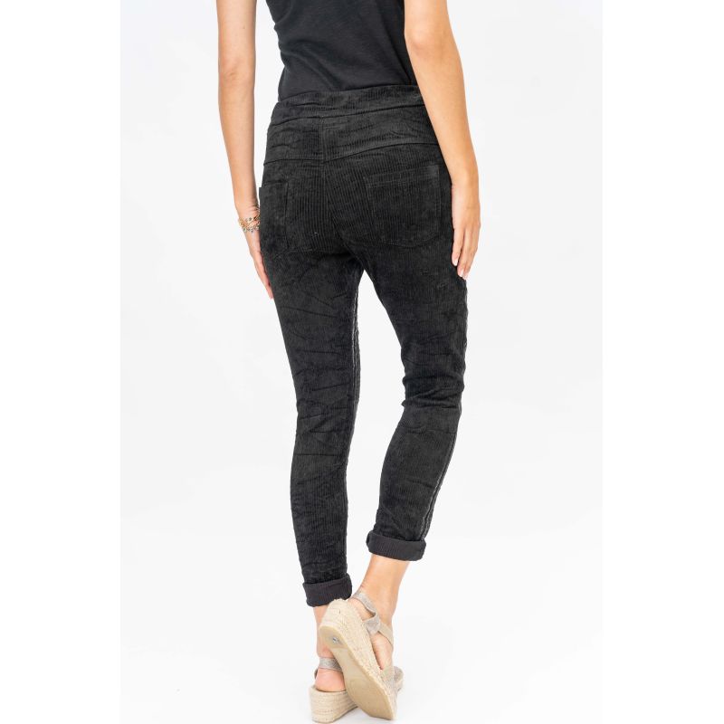 LM CORDUROY JEGGINGS WITH SHIMMER