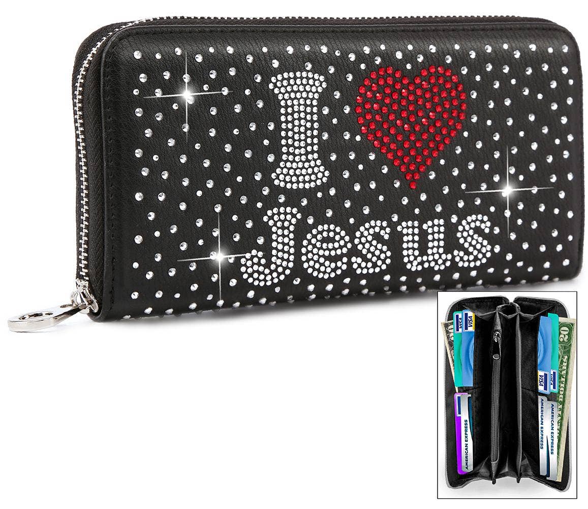 Jesus Love Accordion Wallet