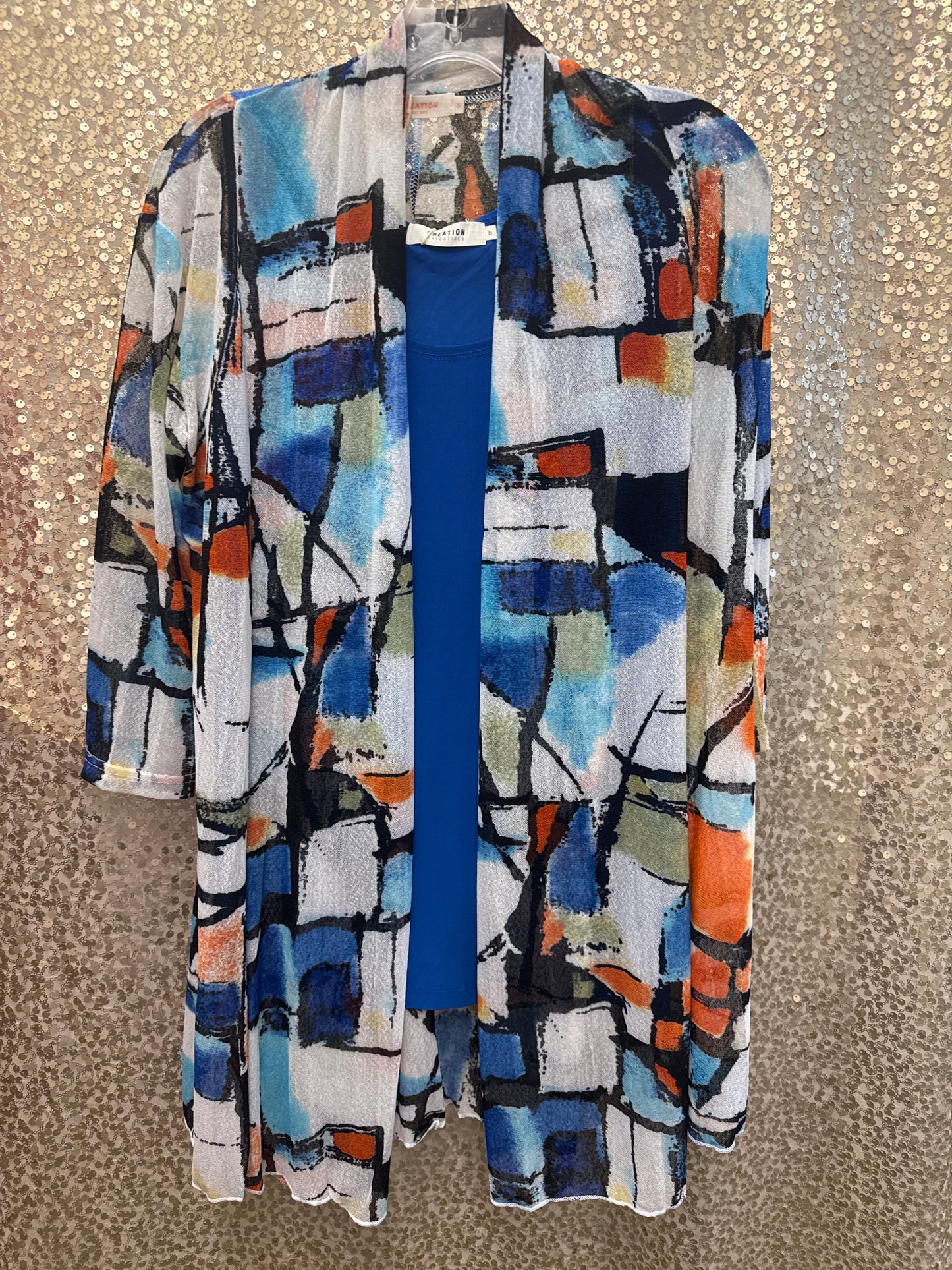 CREATIONS CARDIGAN & TANK 2PIECE SET