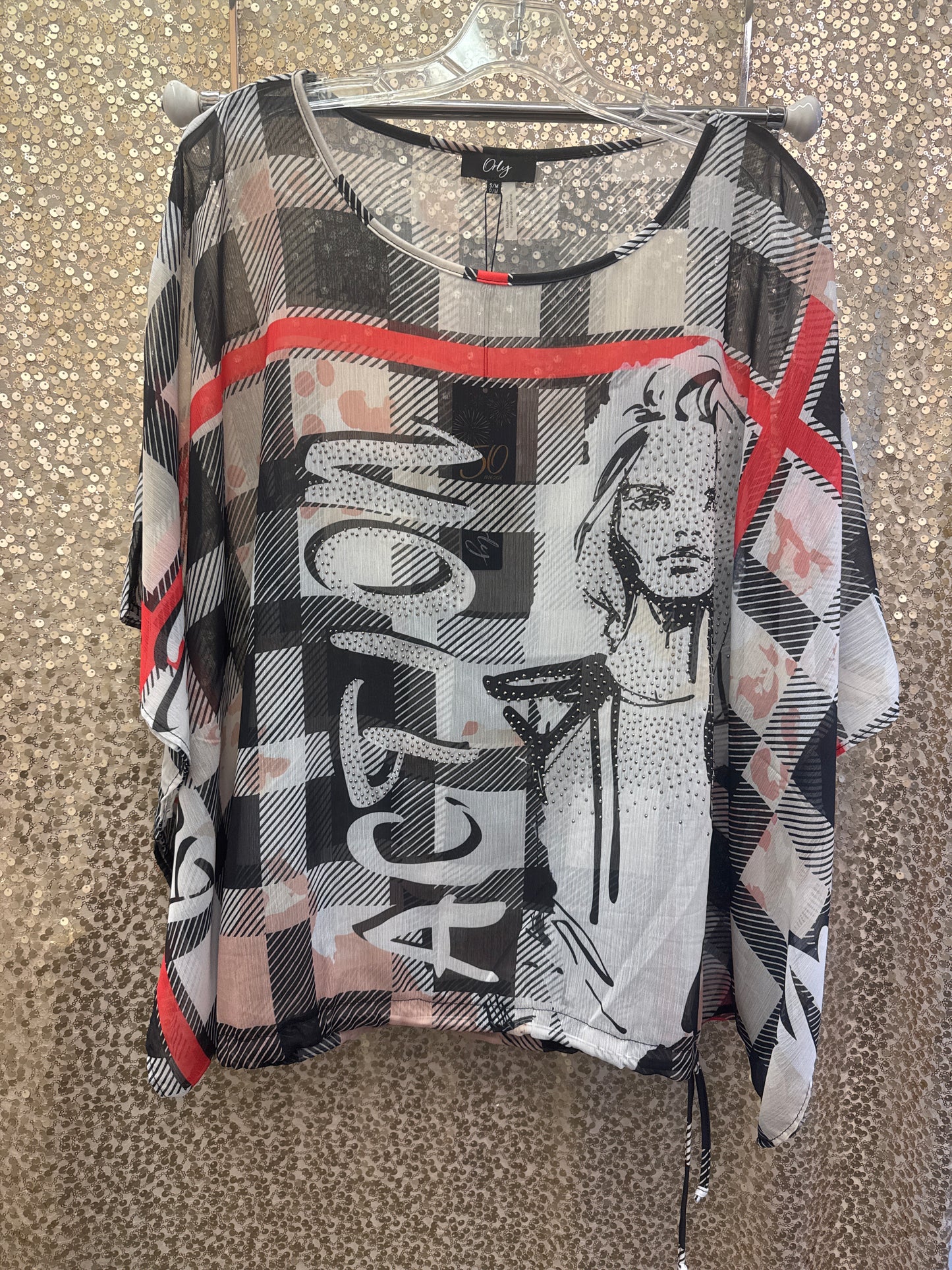 OR CHARCOAL EMBELLISHED JEAN