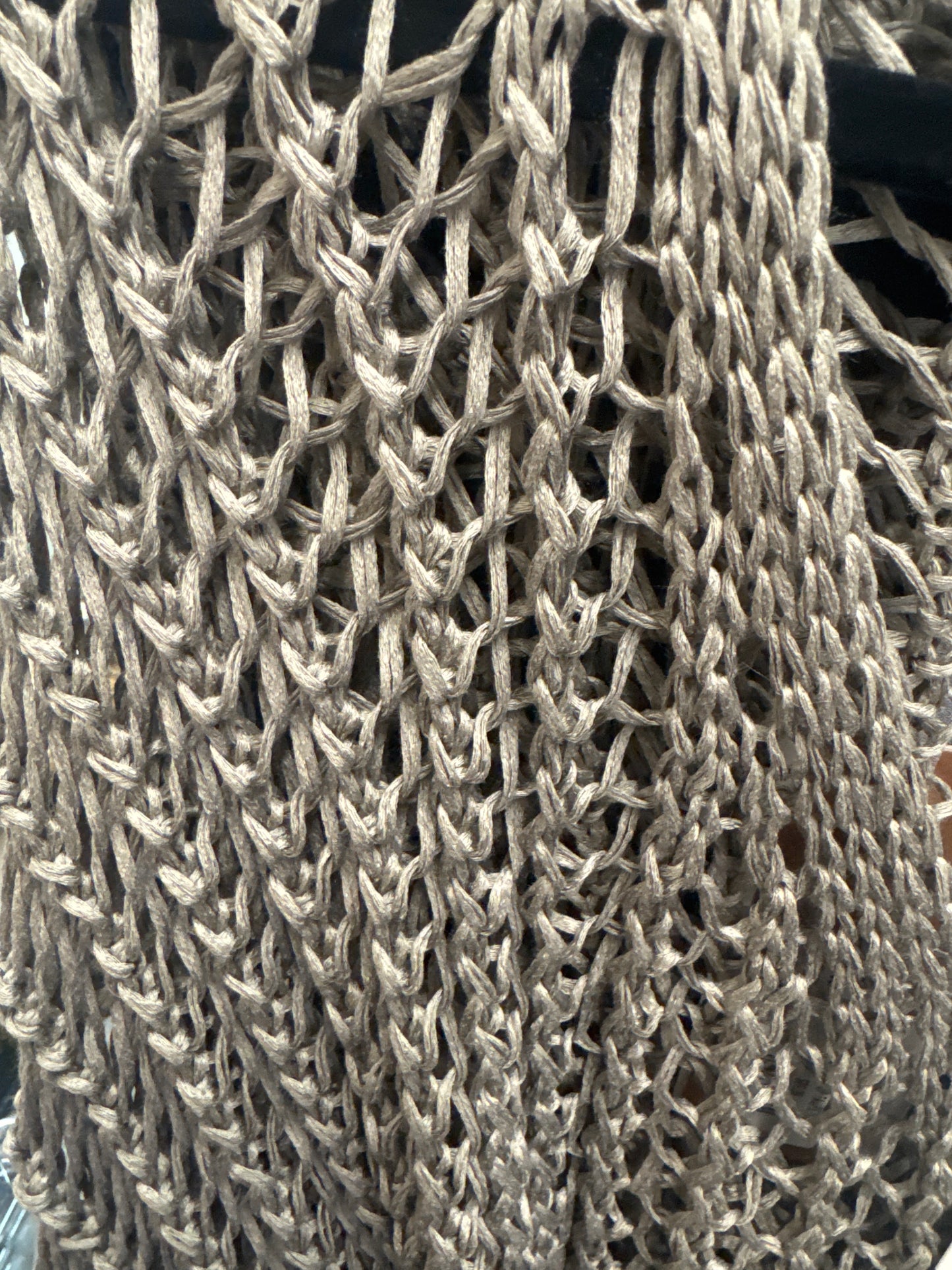 SD JOSE ROUND NECK OPEN KNIT SWEATER