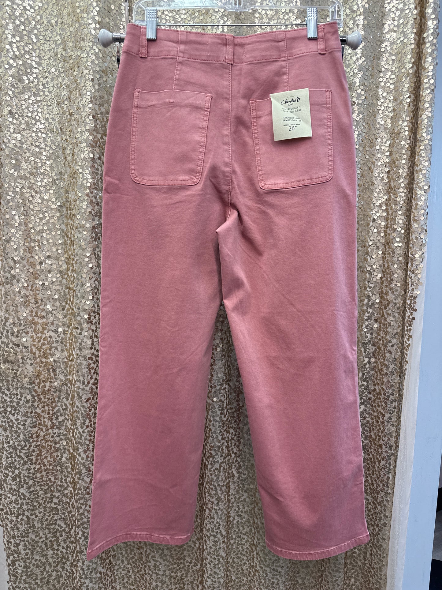 CB BUTTON FLY TWILL PANTS STRAIGHT LEG