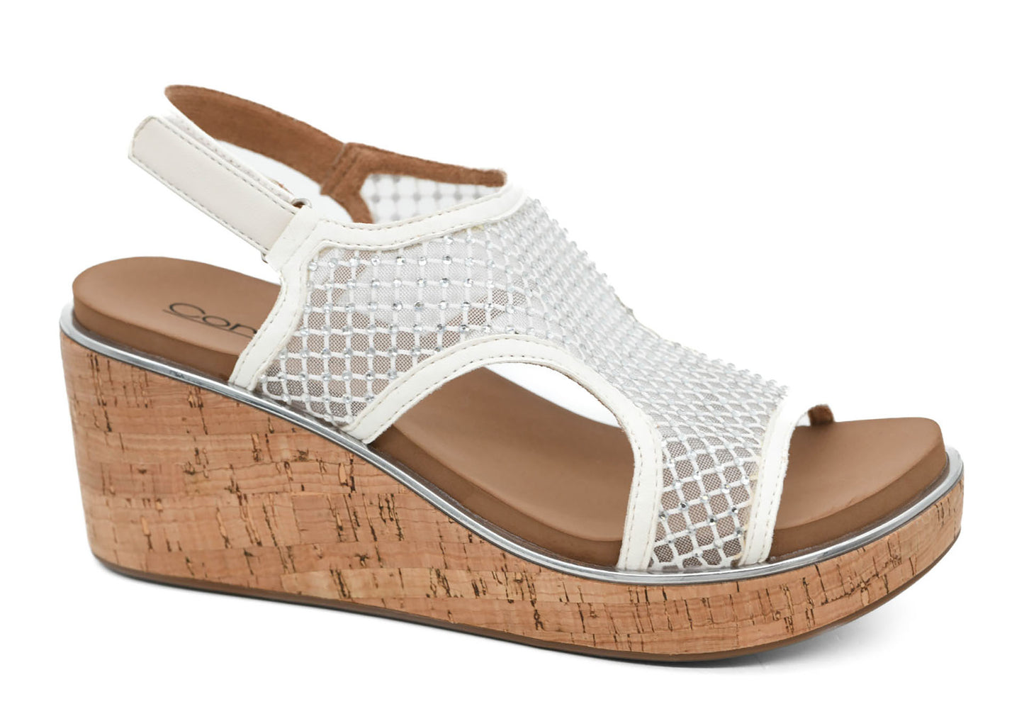 CORKY'S CARLEY WEDGE MESH SPARKLY SANDALS