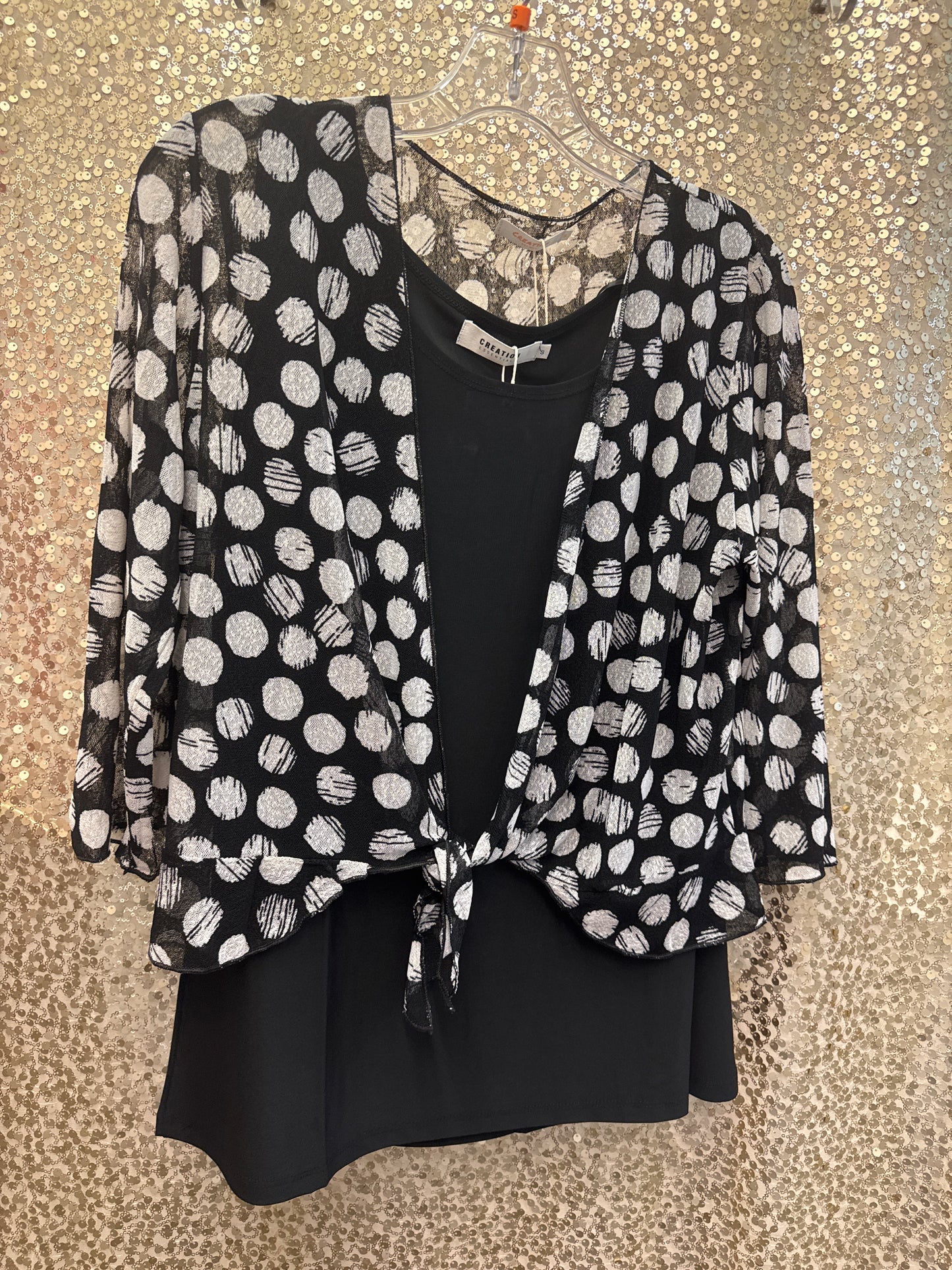 CREATIONS 2 PIECE BOLERO SET (INCLUDES BOLERO & TANK)