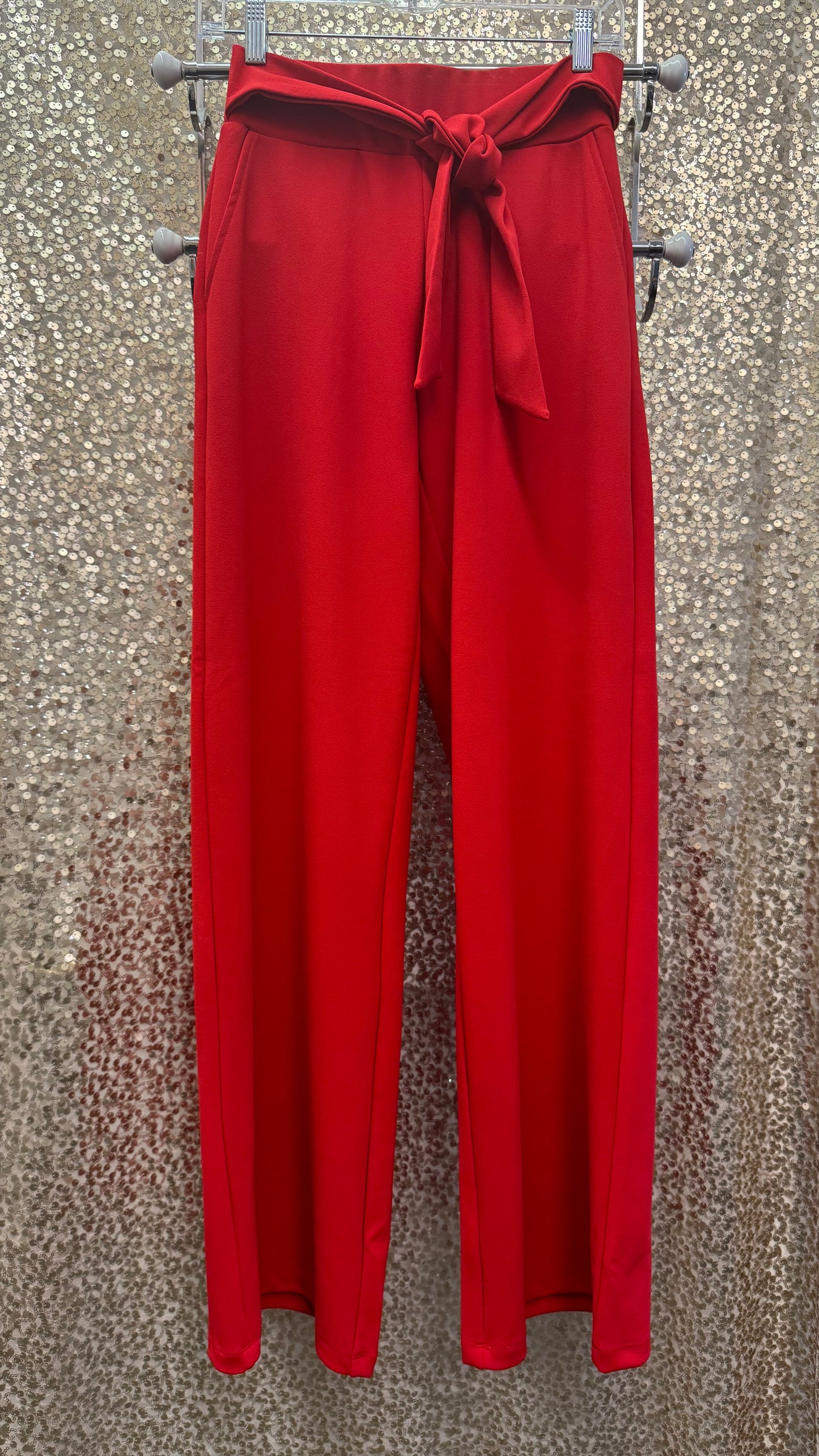 ORLY WIDE-LEG PANT WITH WAIST TIE