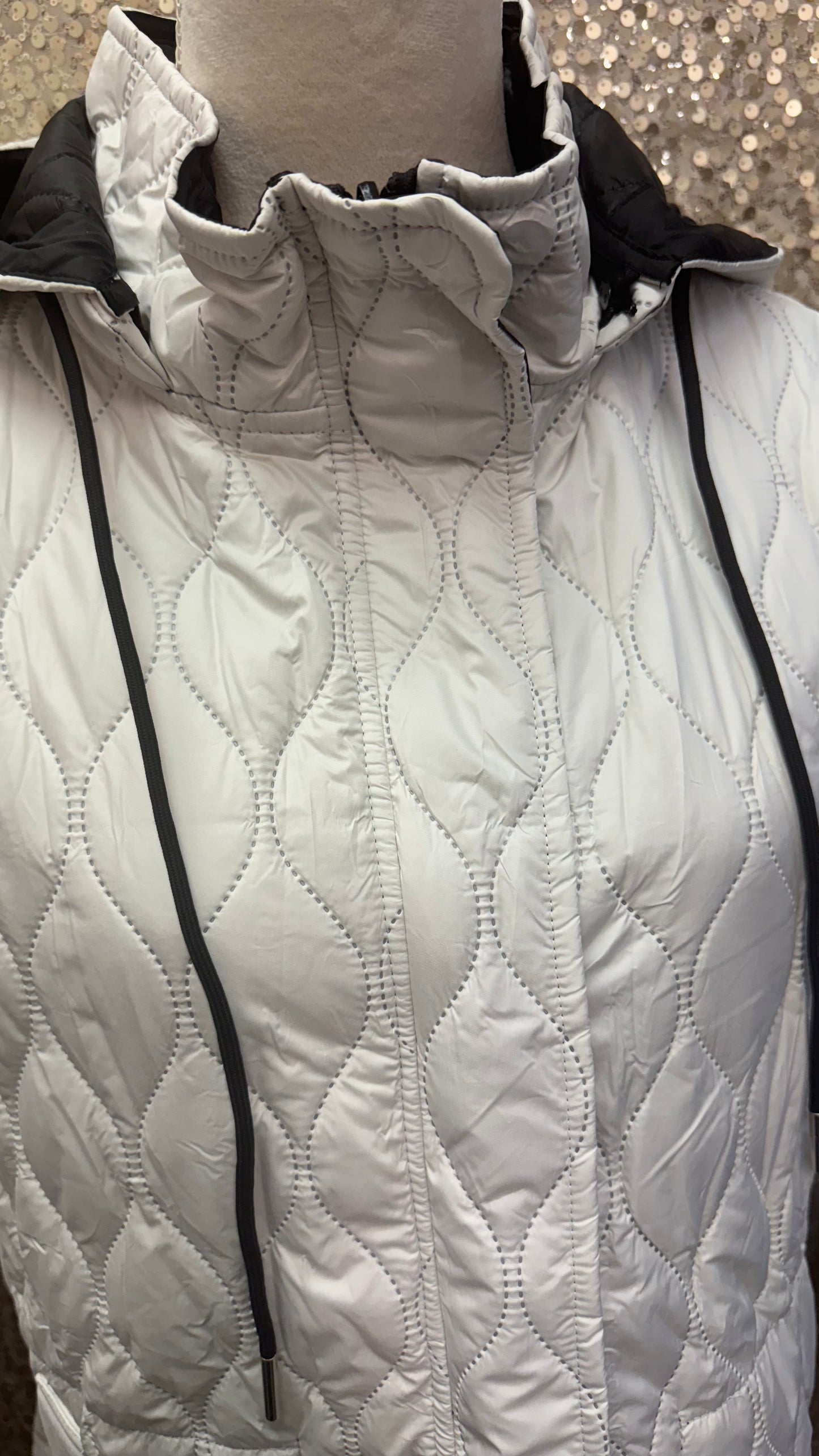 CREATIONS REVERSIBLE PARCHMENT JACKET