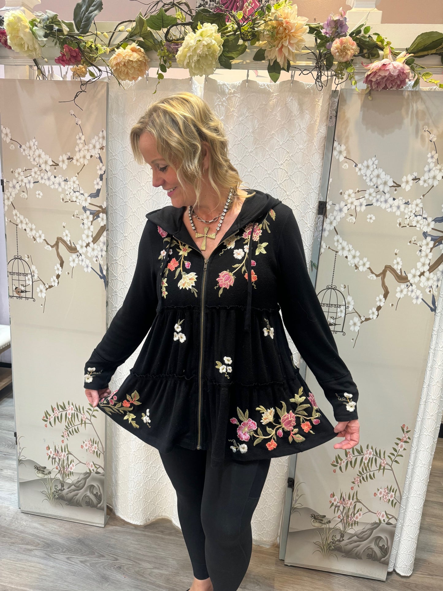 Quinn Cozy Tiered Hoodie