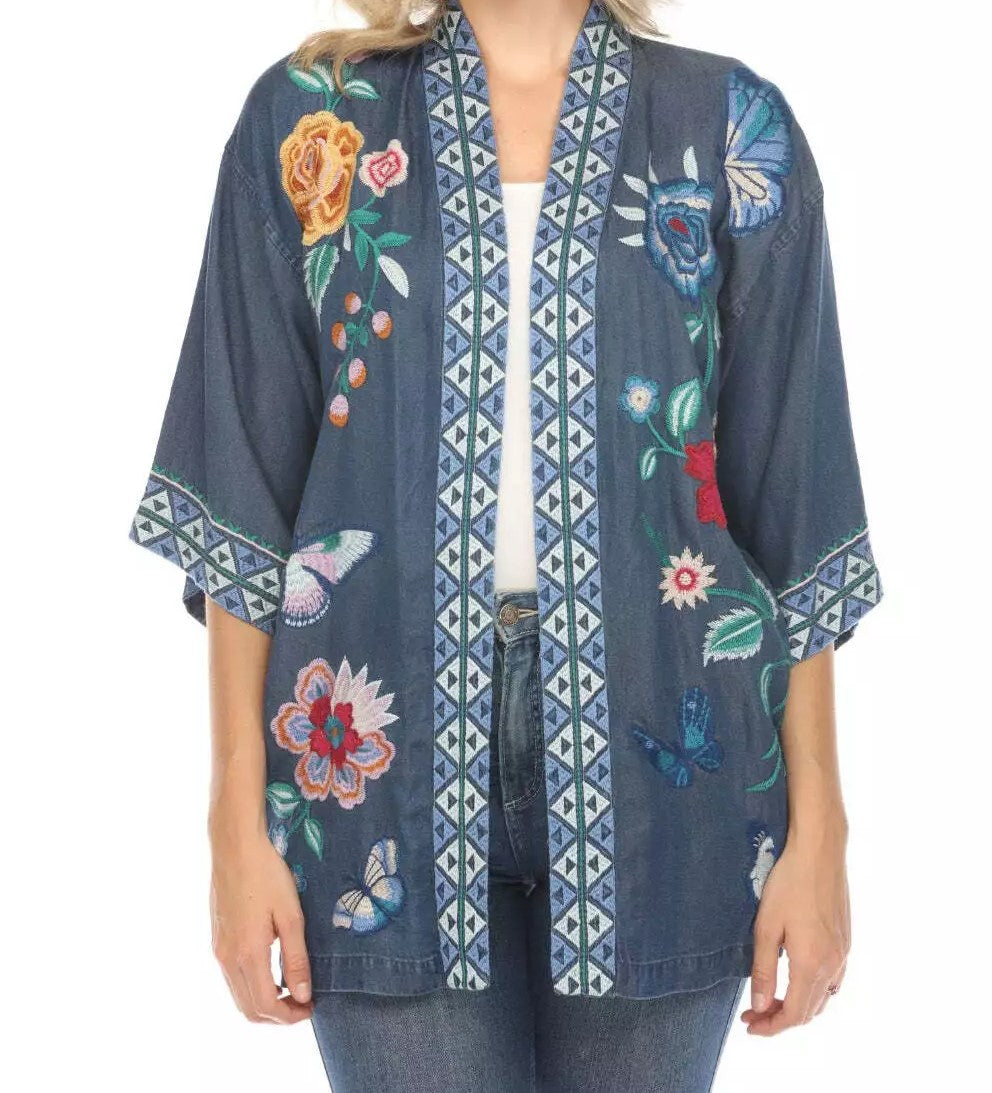 JW TAYMIA KIMONO DENIM