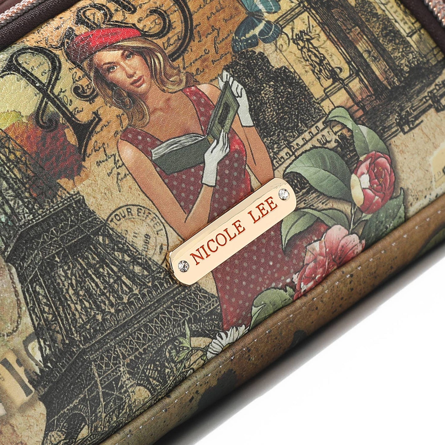 NICOLE LEE COSMETIC ZIP POUCH