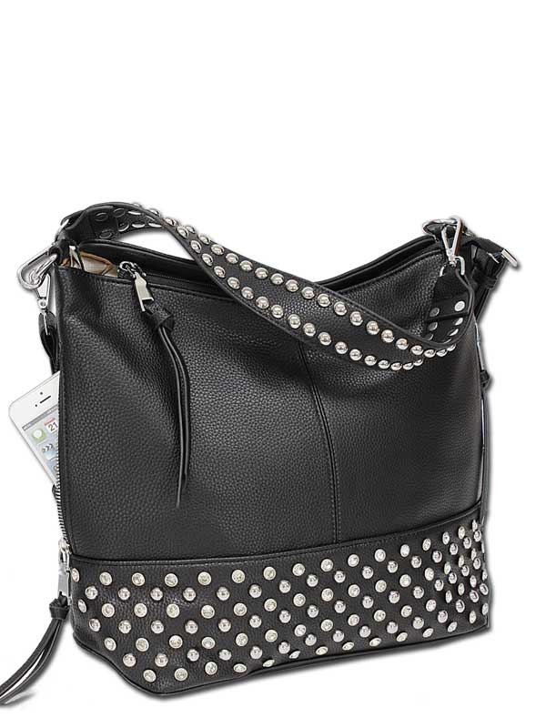 CHIQUE STUDDED HOBO