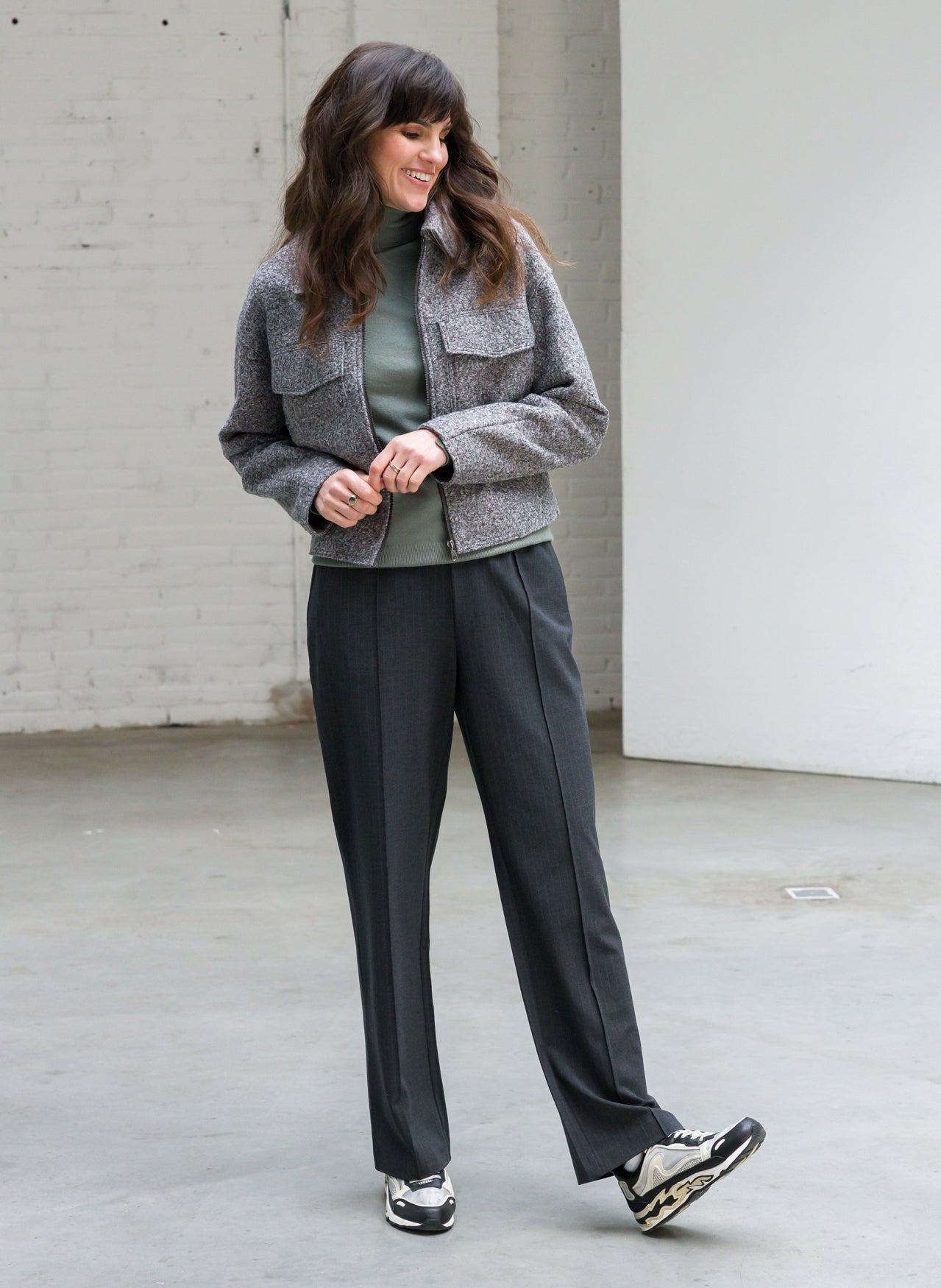 YEST OIFA PINSTRIPE PANT