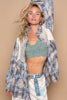 POL MOCHA MULTI PRINT TOP