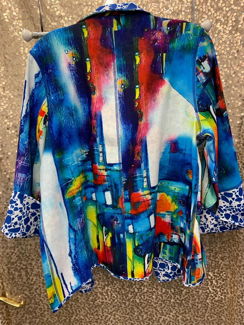 REVERSIBLE OPEN FRONT JACKET