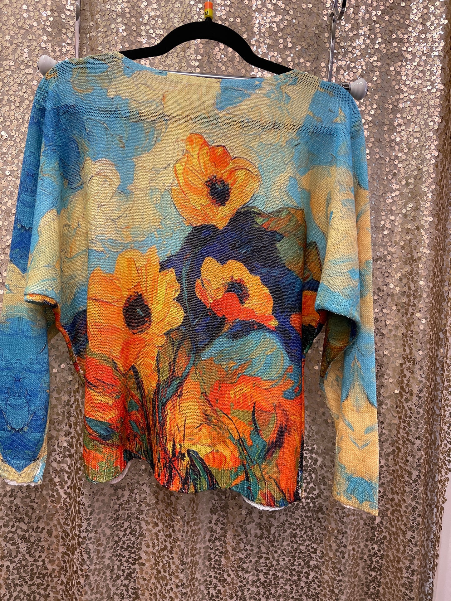 ETHYL L/S PRINT FLOWERS TASTEFUL DESIGN