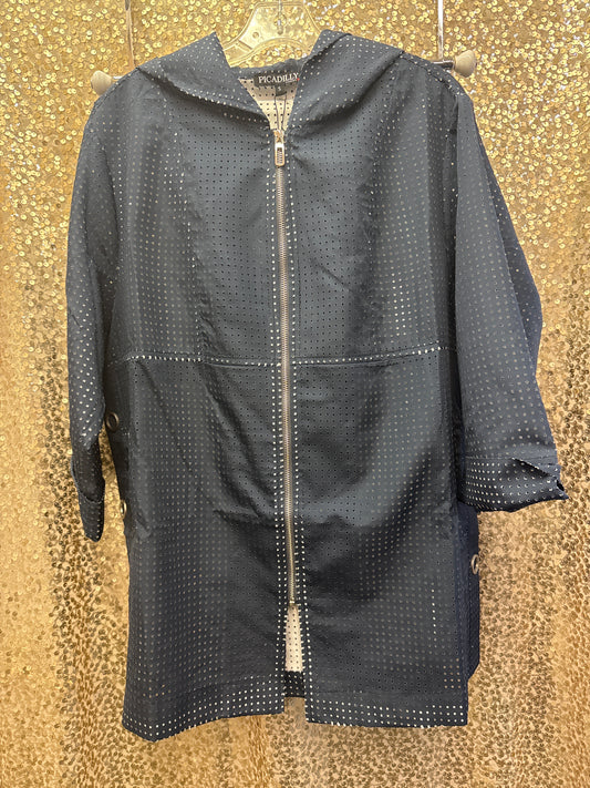 PICADILLY HOODED PERFORATED WINDBREAKER