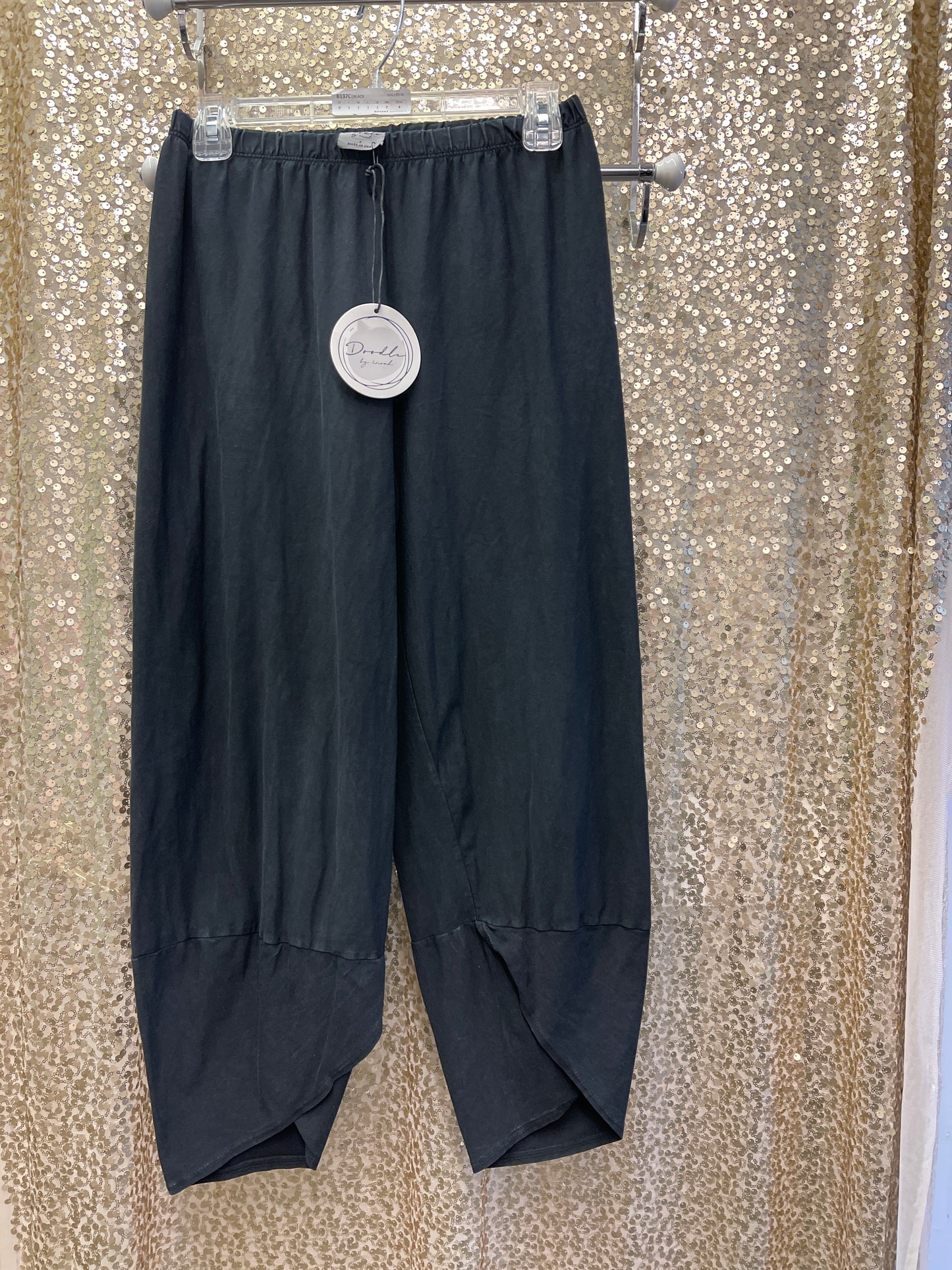 DOODLES BY INOAH PANT BLACK LANTERN STYLE