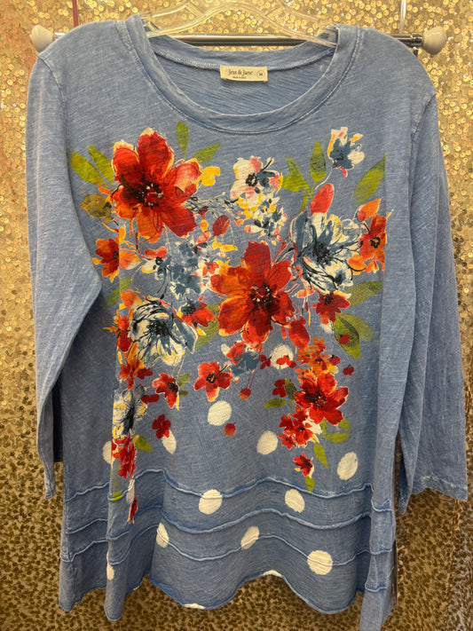 BOSSA NOVA FLORAL TUNIC