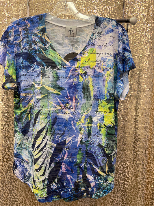 IN S/S LOVE NOTES VNECK TOP