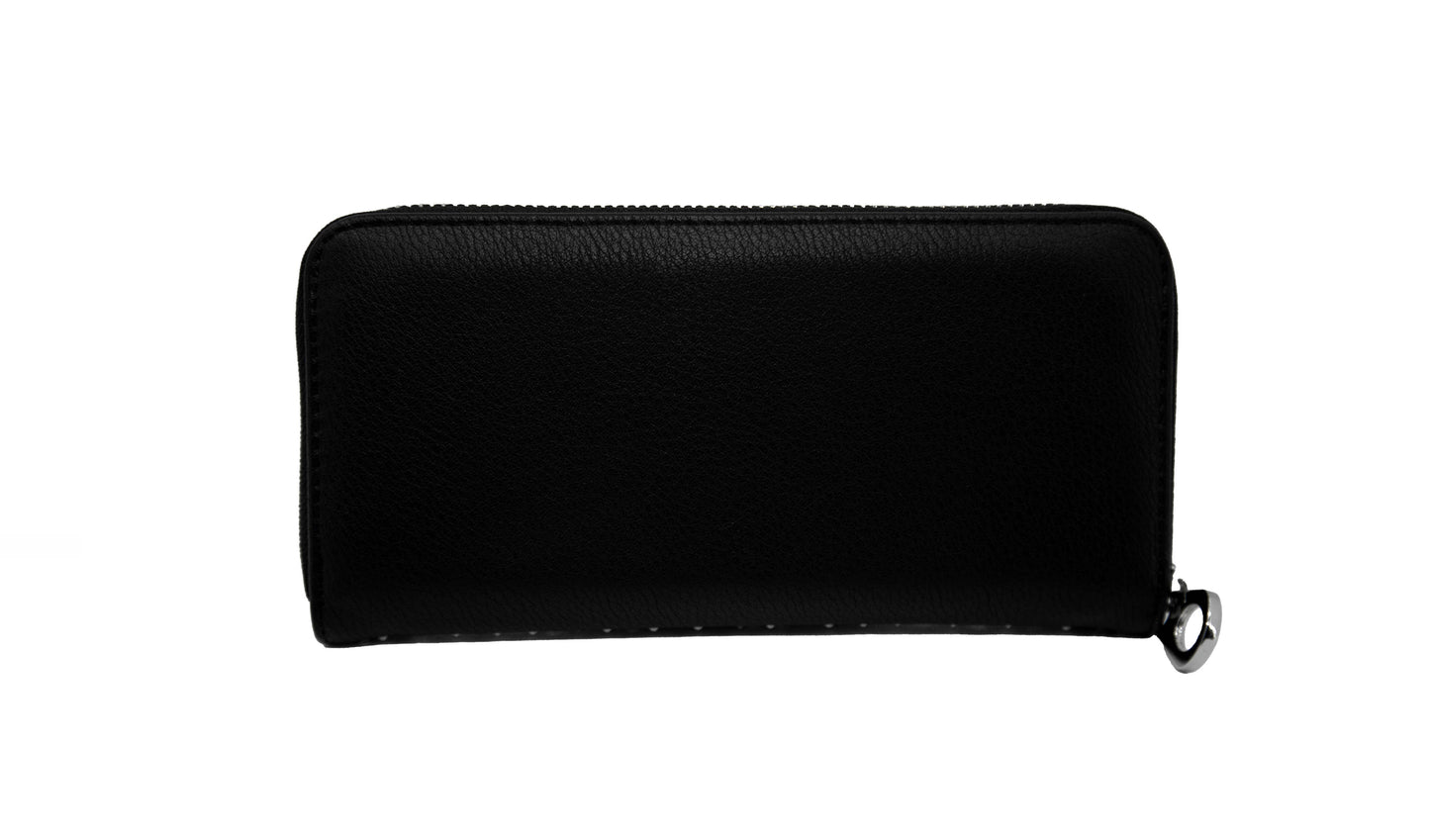 Rhinestone Pattern Accordion Fashion Wallet