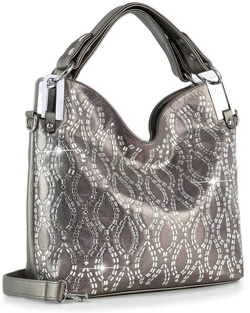 Rhinestone Design Fashion Handbag
