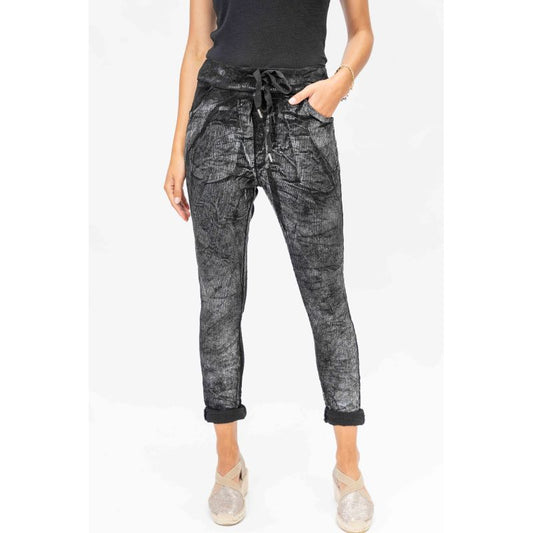 LM CORDUROY JEGGINGS WITH SHIMMER