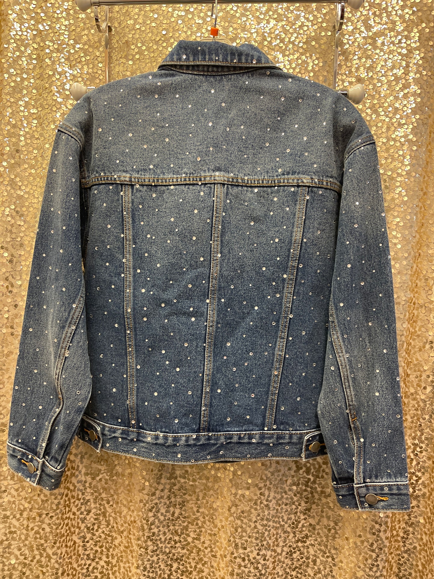 DRIFTWOOD DENIM RHINESTONE JACKET