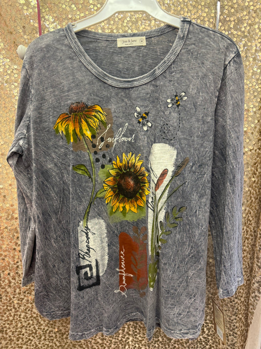 COLLAGE MINERAL A LINE TUNIC