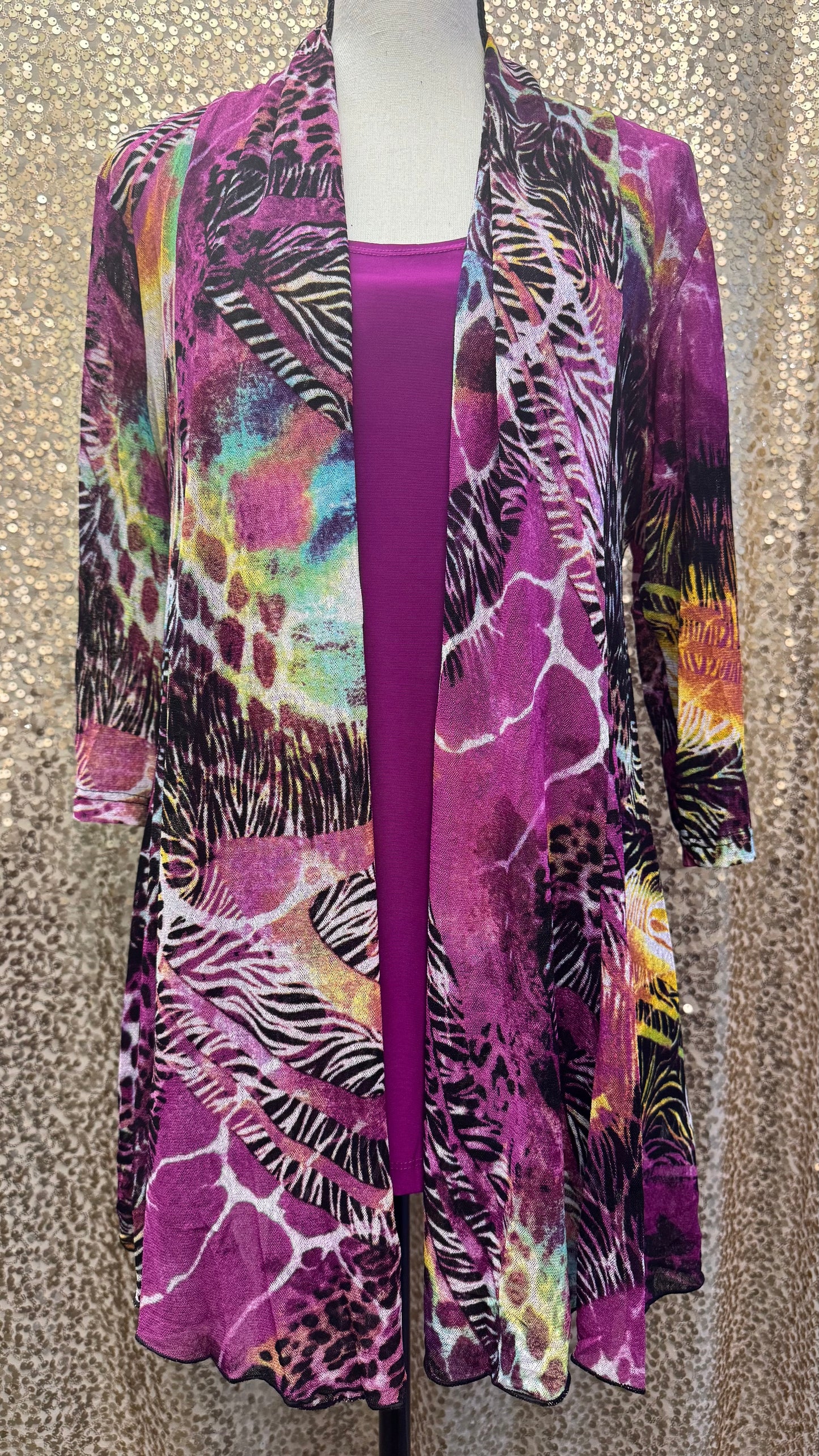 CREATIONS CARDIGAN AND TANK TOP SETS