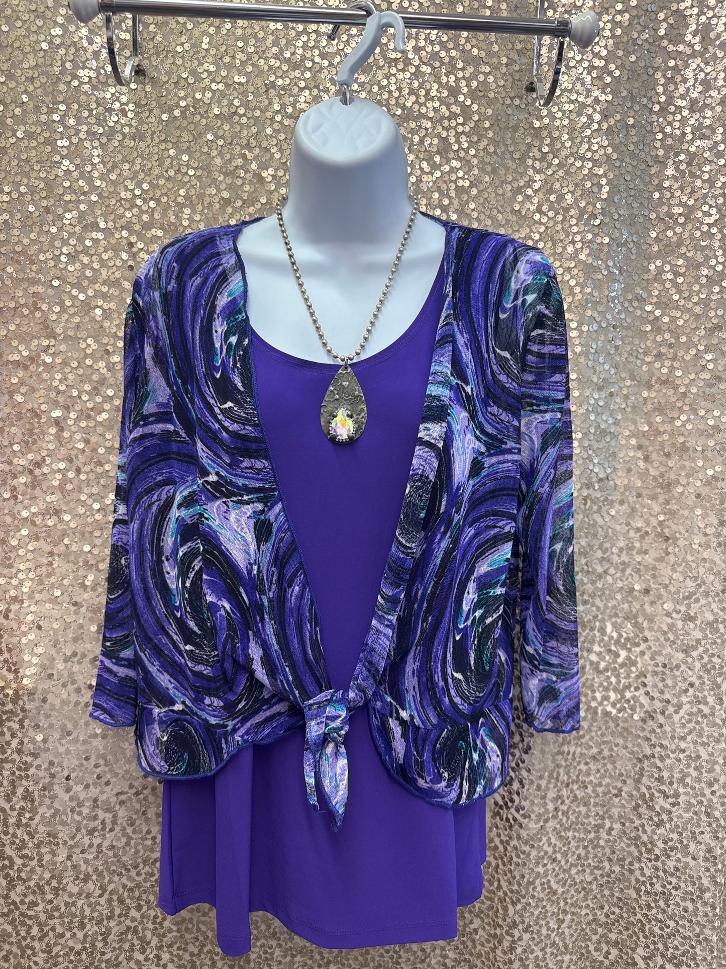 CREATIONS 2 PIECE BOLERO SET (INCLUDES BOLERO & TANK)