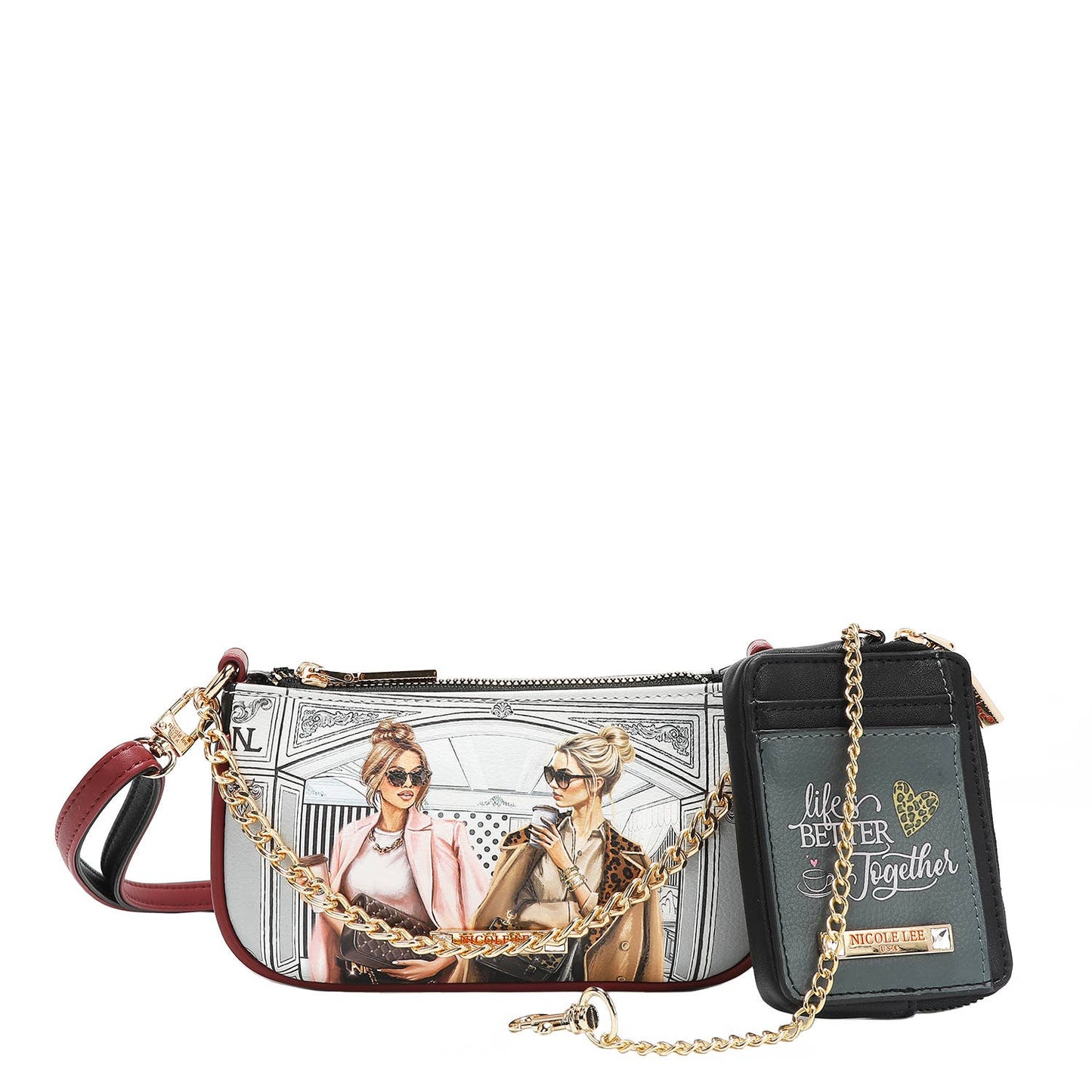 NICOLE LEE 2 PIECE GIFT SET (Crossbody & Wallet)