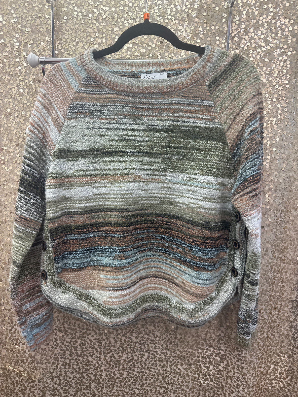 ETHYL SPACEDYE SWEATER