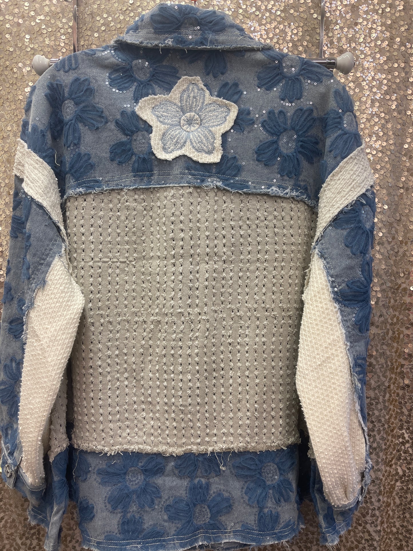 POL DOUBLE LATTE MULTI JACKET TOP