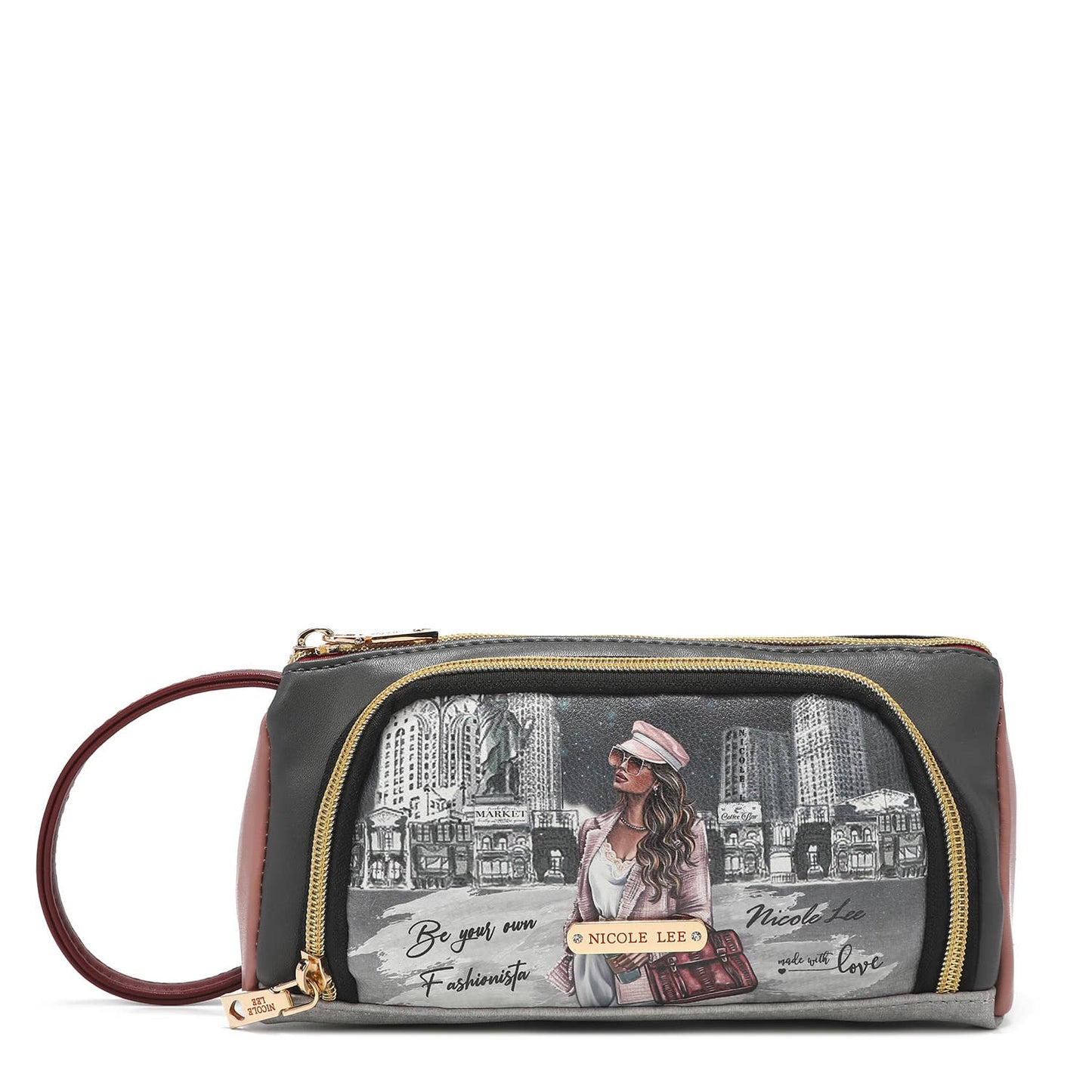 NICOLE LEE COSMETIC ZIP POUCH
