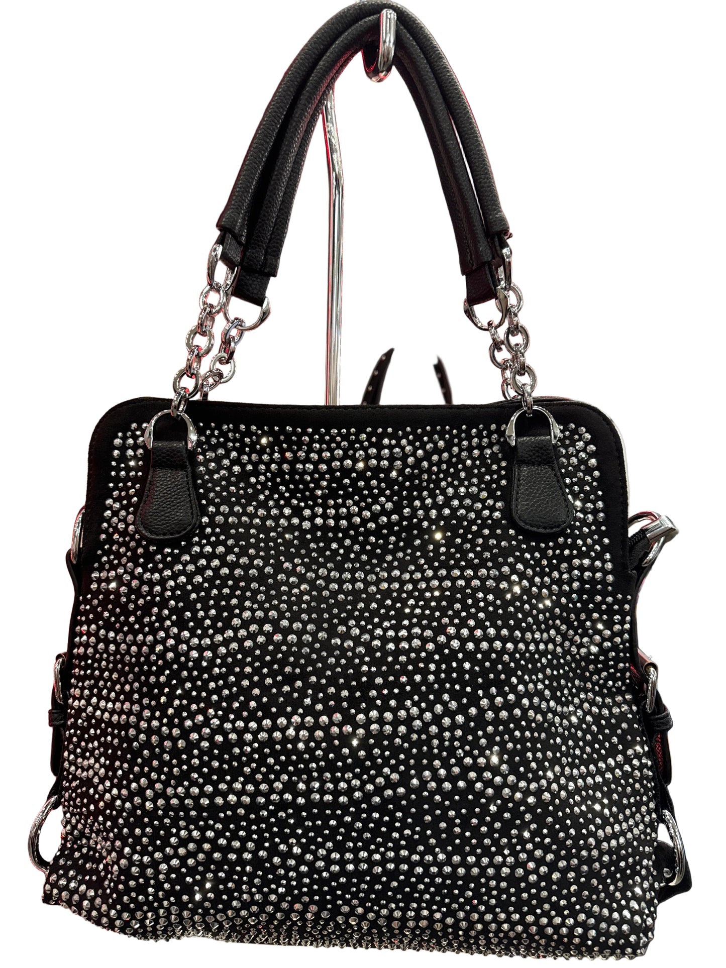 HANDBAG EXPRESS STUNNING RHINESTONE SHOULDER BAG