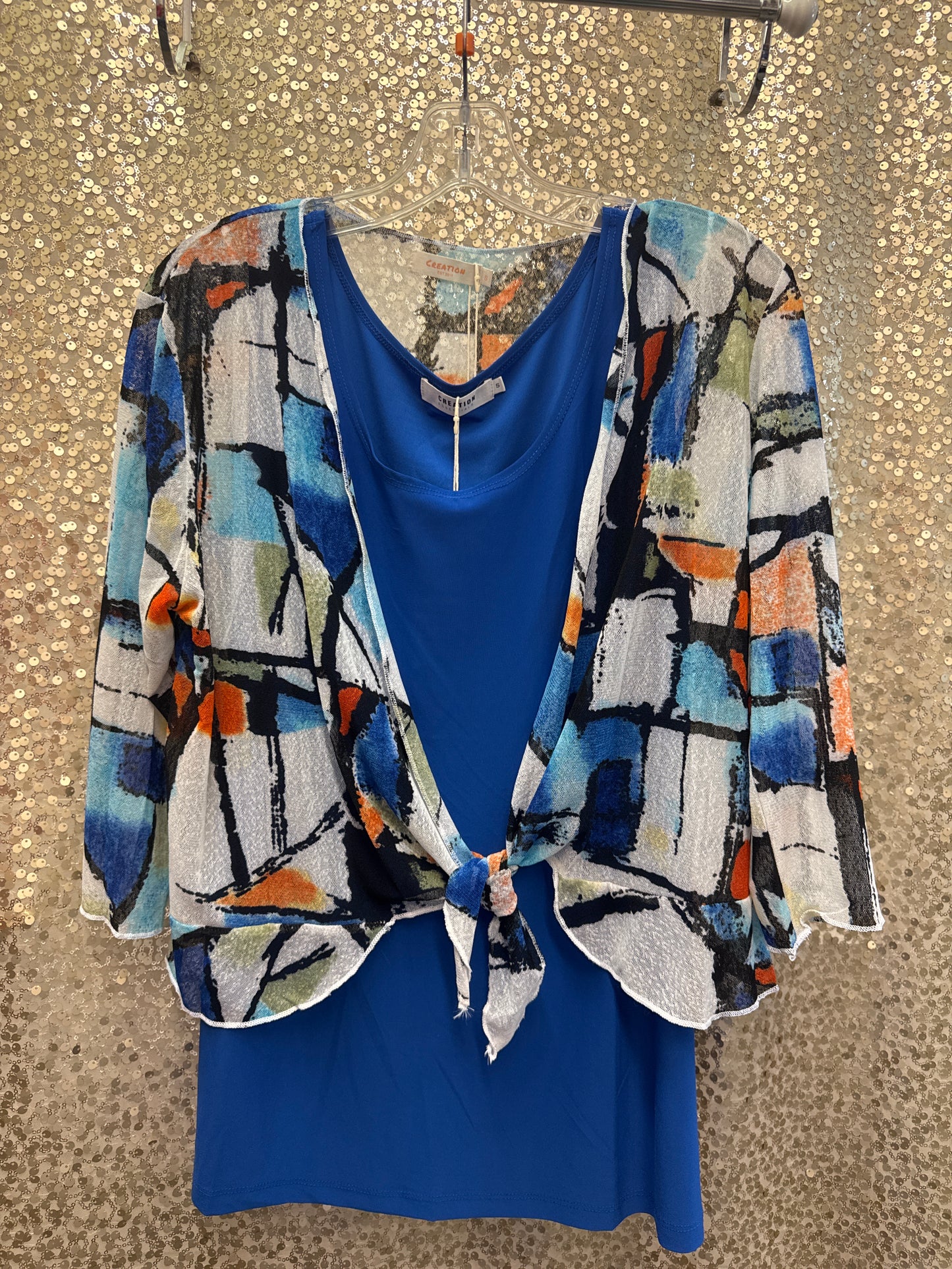 CREATIONS 2 PIECE BOLERO SET (INCLUDES BOLERO & TANK)