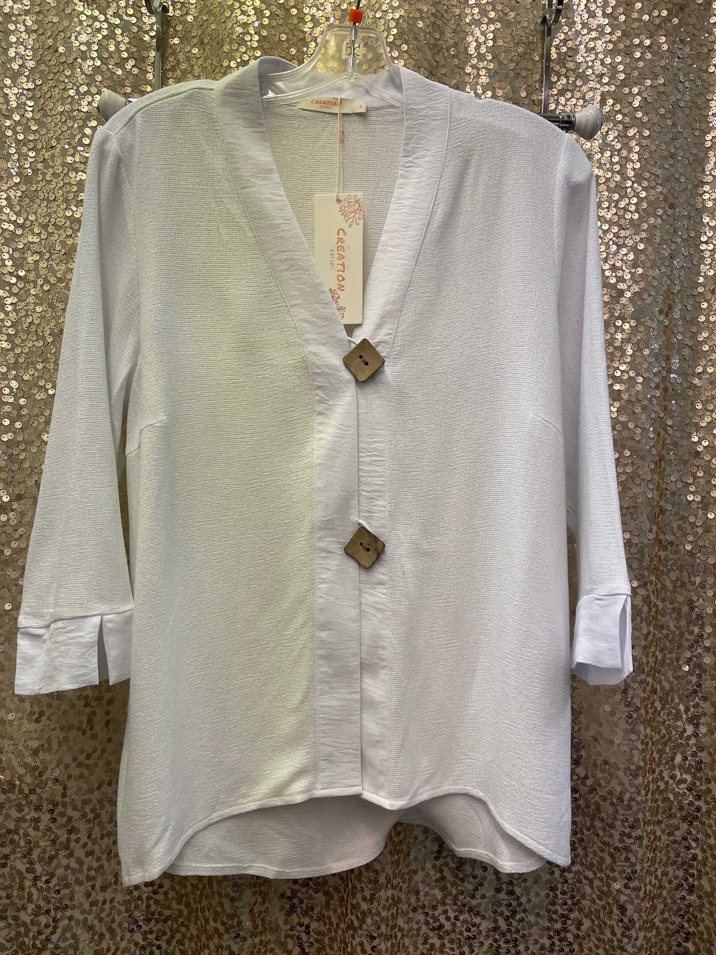 CREATIONS MESH CARDIGAN