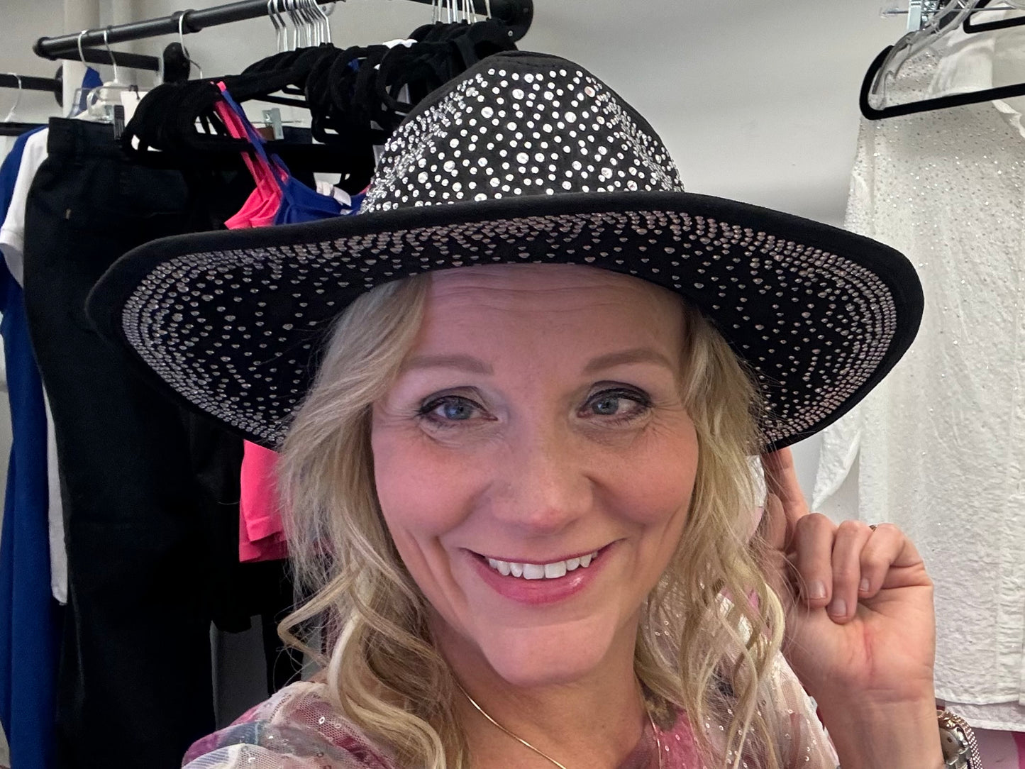 RHINESTONE HAT