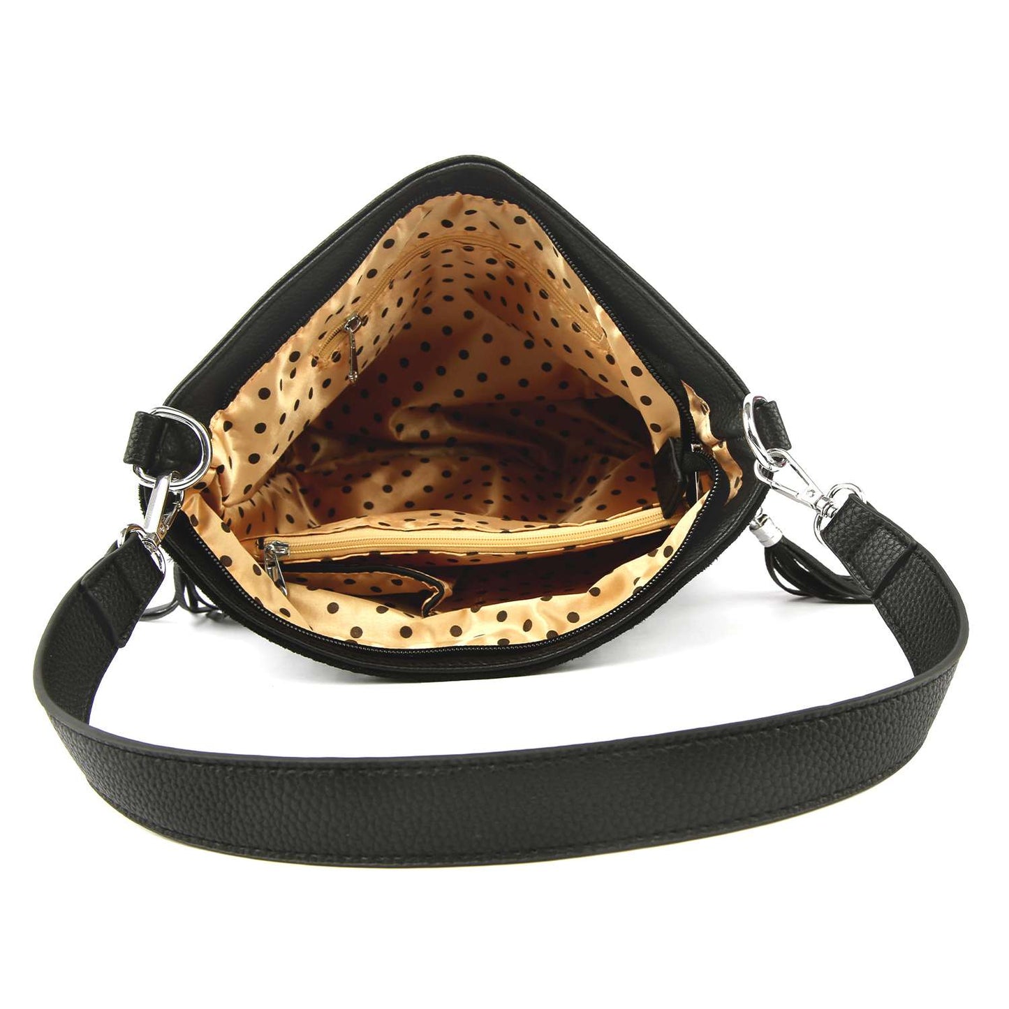 Glamorous Rhinestone Hobo Crossbody Sling
