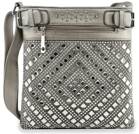 Rhinestone Covered Crossbody Sling