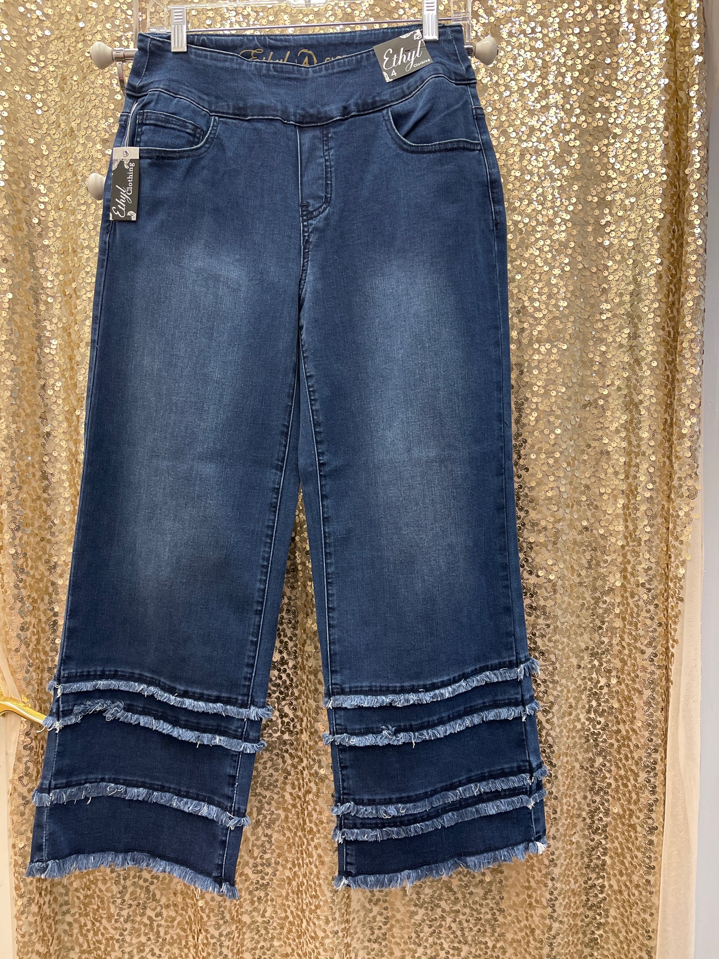 ETHYL PULL ON BODY W/FRINGE