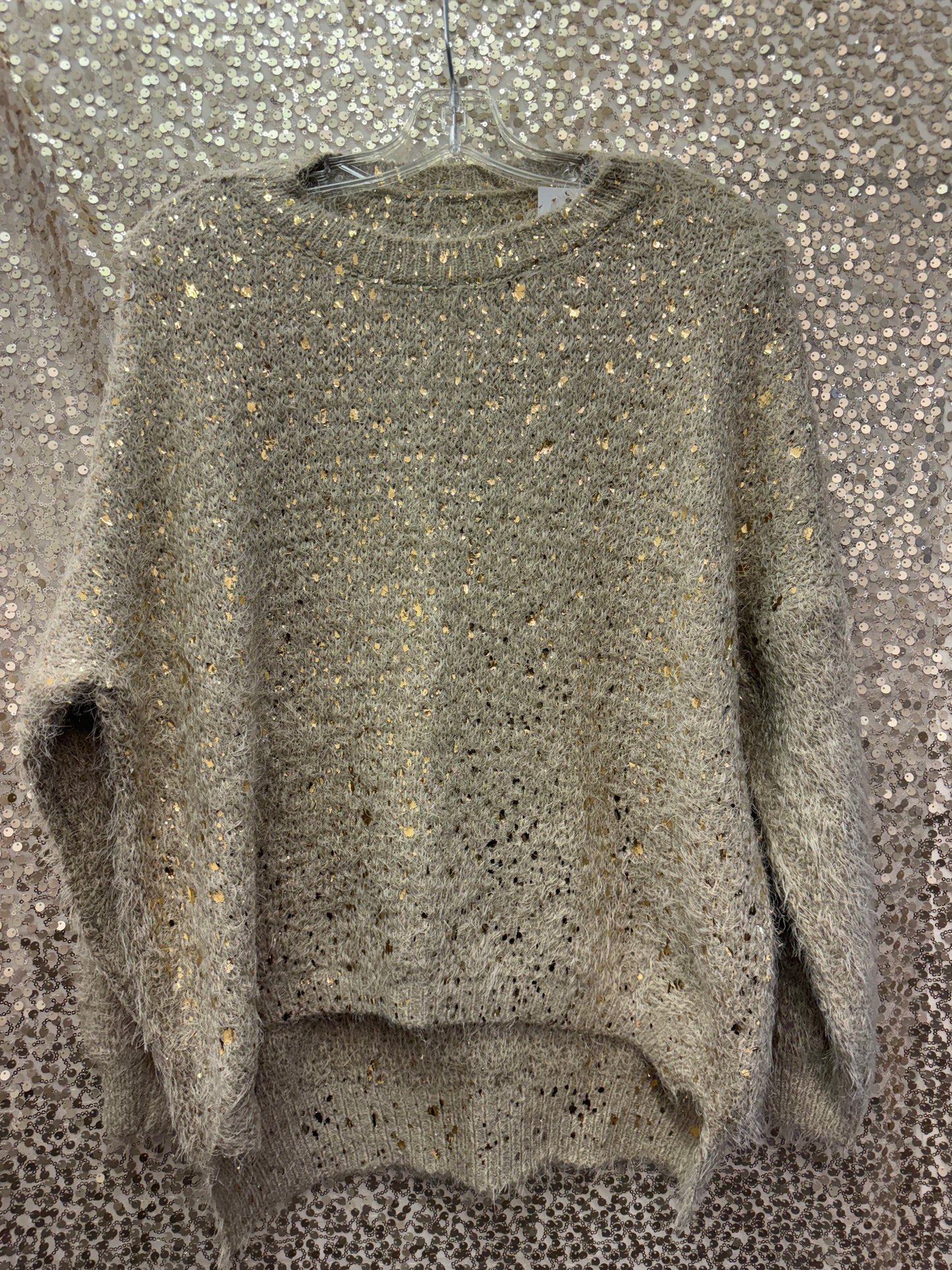 LM SHIMMER SWEATER OS