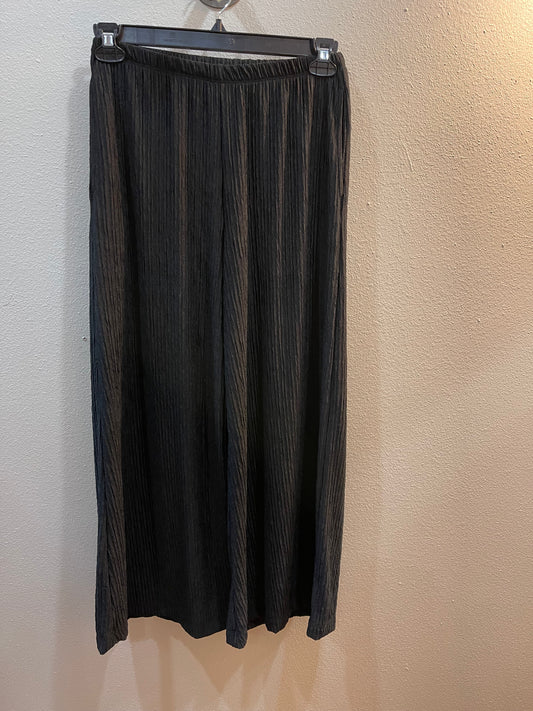 INOAH BLACK WIDE LEG LONG PANT