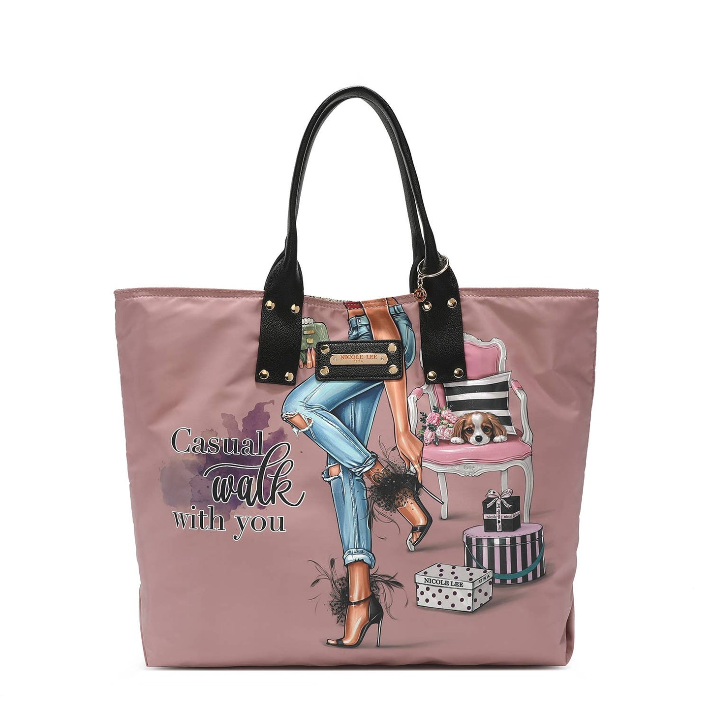 NICOLE LEE ALESSANDRA REVERSIBLE SHOPPER