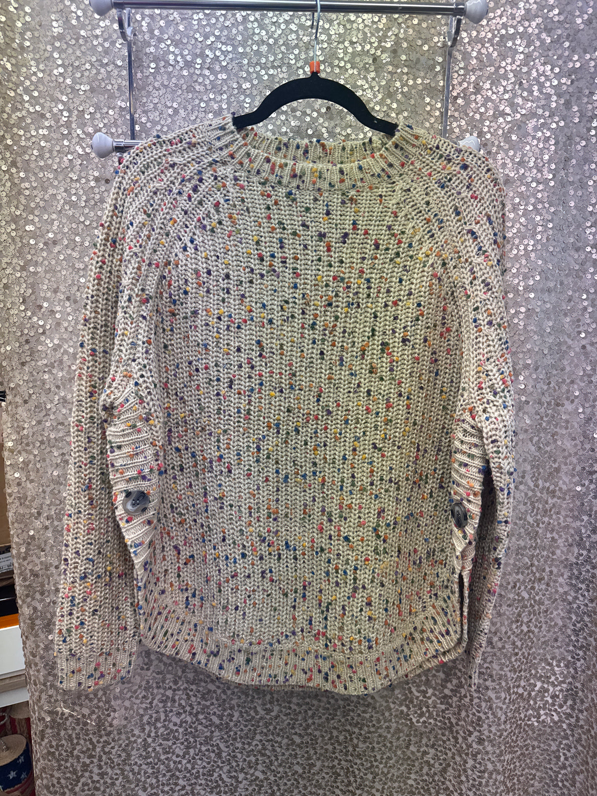 ETHYL CYPRESS SPECKLED SWEATER