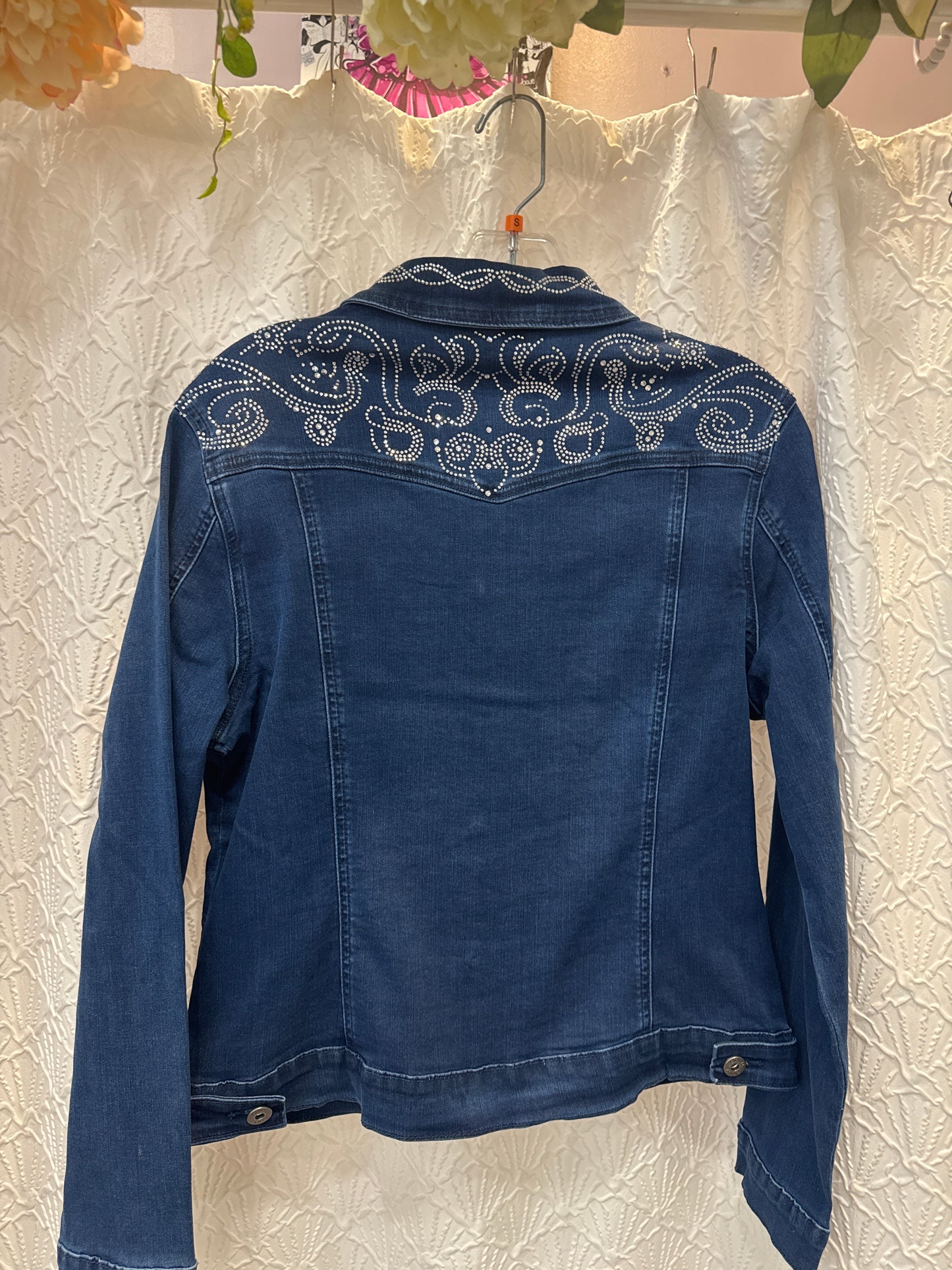 ETHYL DENIM BLUE BLING JACKET