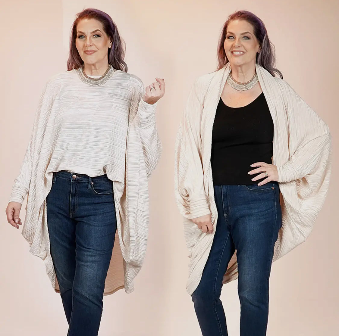 SHAWL DAWLS OVERSIZE CARDITOP