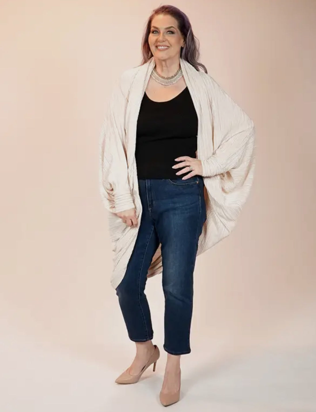 SHAWL DAWLS OVERSIZE CARDITOP